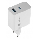 NATEC NUC-2144 mobiilseadme laadija Universaalne Valge Vahelduvvool Kiirlaadimine Hoonesisene NATEC NUC-2144 mobiilseadme laadija Universaalne Valge Vahelduvvool Kiirlaadimine Hoonesisene