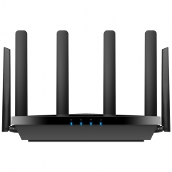 Cudy P5 juhtmevaba ruuter Gigabit Ethernet Kaks sagedusala (2,4 GHz / 5 GHz) 5G Must