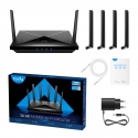 Cudy P5 juhtmevaba ruuter Gigabit Ethernet Kaks sagedusala (2,4 GHz / 5 GHz) 5G Must