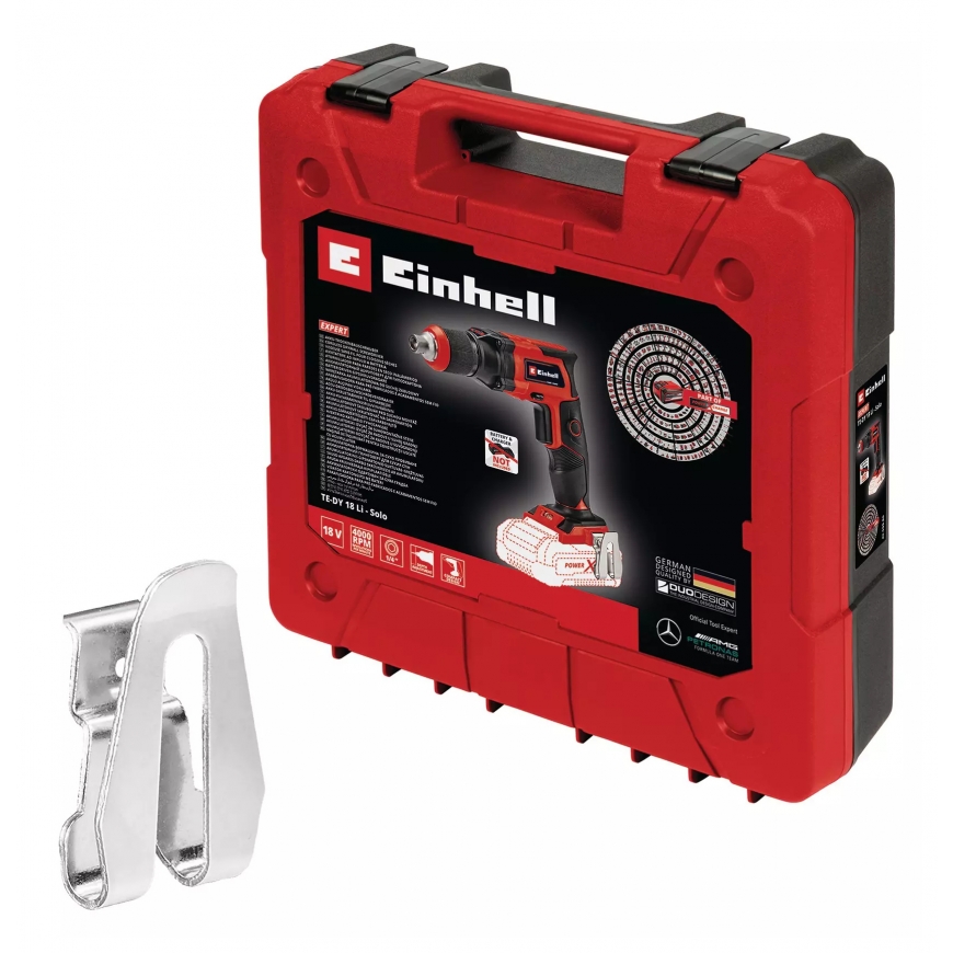 Einhell TE-DY 18 Li-Solo 4000 RPM Melns, Sarkans – 2