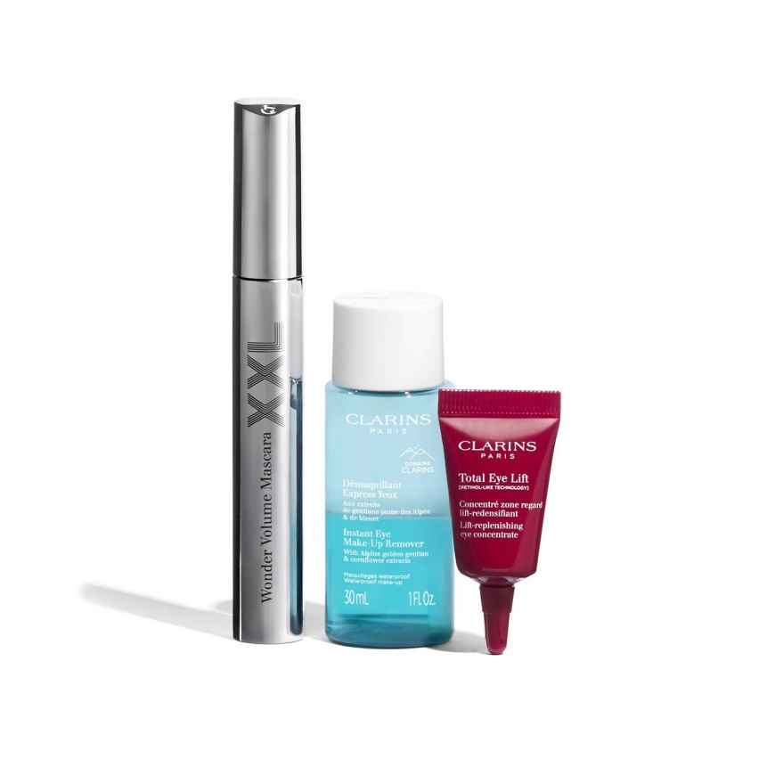 Clarins Mascara Wonder Volume XXL Set akių makiažo priemonių rinkinys 3 vnt – 2