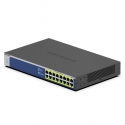 NETGEAR GS516PP Nepārvaldīts Gigabit Ethernet (10/100/1000) Power over Ethernet (PoE) Zils, Pelēks NETGEAR GS516PP Nepārvaldīts Gigabit Ethernet (10/100/1000) Power over Ethernet (PoE) Zils, Pelēks