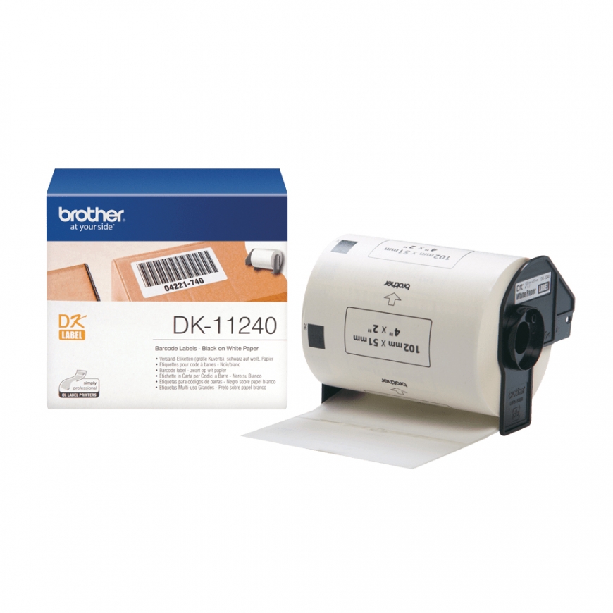 Brother DK-11240 printera etiķete Balts