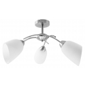 Activejet Classic chandelier pendant ceiling lamp NIKITA nickel triple 3xE27 for living room Activejet Classic chandelier pendant ceiling lamp NIKITA nickel triple 3xE27 for living room