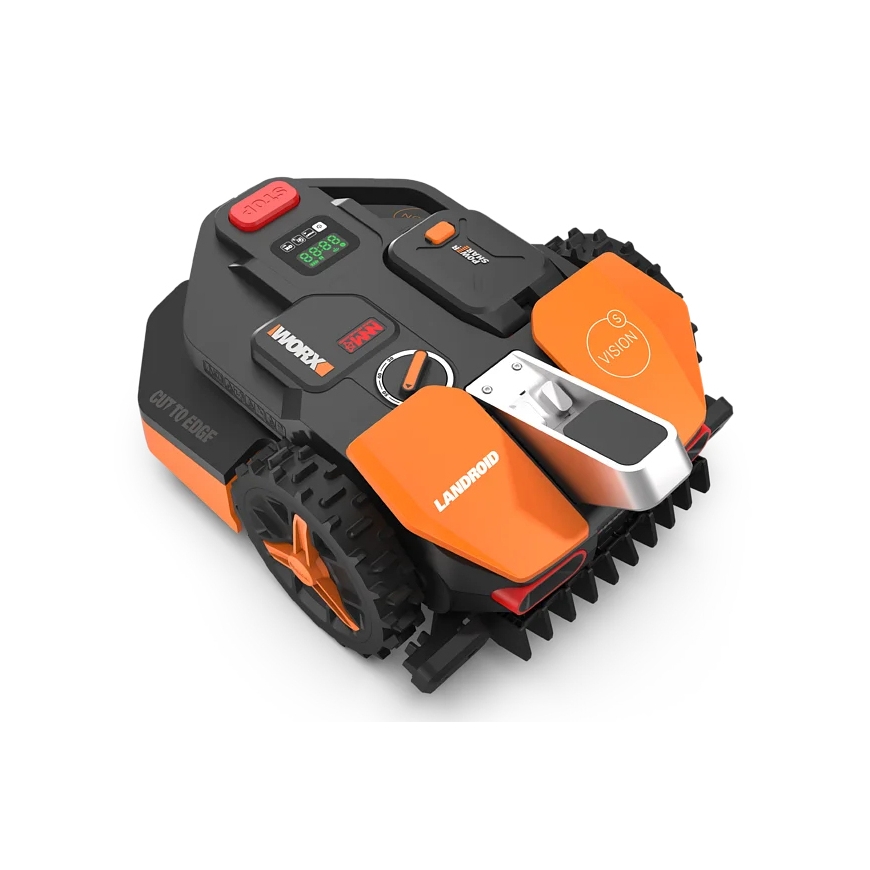 WORX Vision AI S250 Robotic lawn mower Battery Black, Orange, Red, Silver – 2