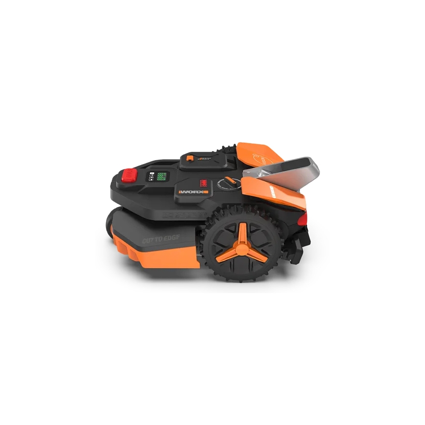 WORX Vision AI S250 Robotic lawn mower Battery Black, Orange, Red, Silver – 4