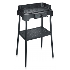 Severin PG 8596 kepsninė / grilis Grotelės Stalo paviršius Elektrinis Juoda 2000 W