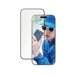 PanzerGlass ® Ceramic Screen Protector iPhone 16 Pro | Ultra-Wide Fit w. EasyAligner Skaidri ekrano 