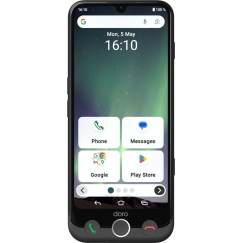 Doro Aurora A30 15.5 cm (6.1") Dual SIM Android 14 4G USB Type-C 6 GB 128 GB 5000 mAh Graphite