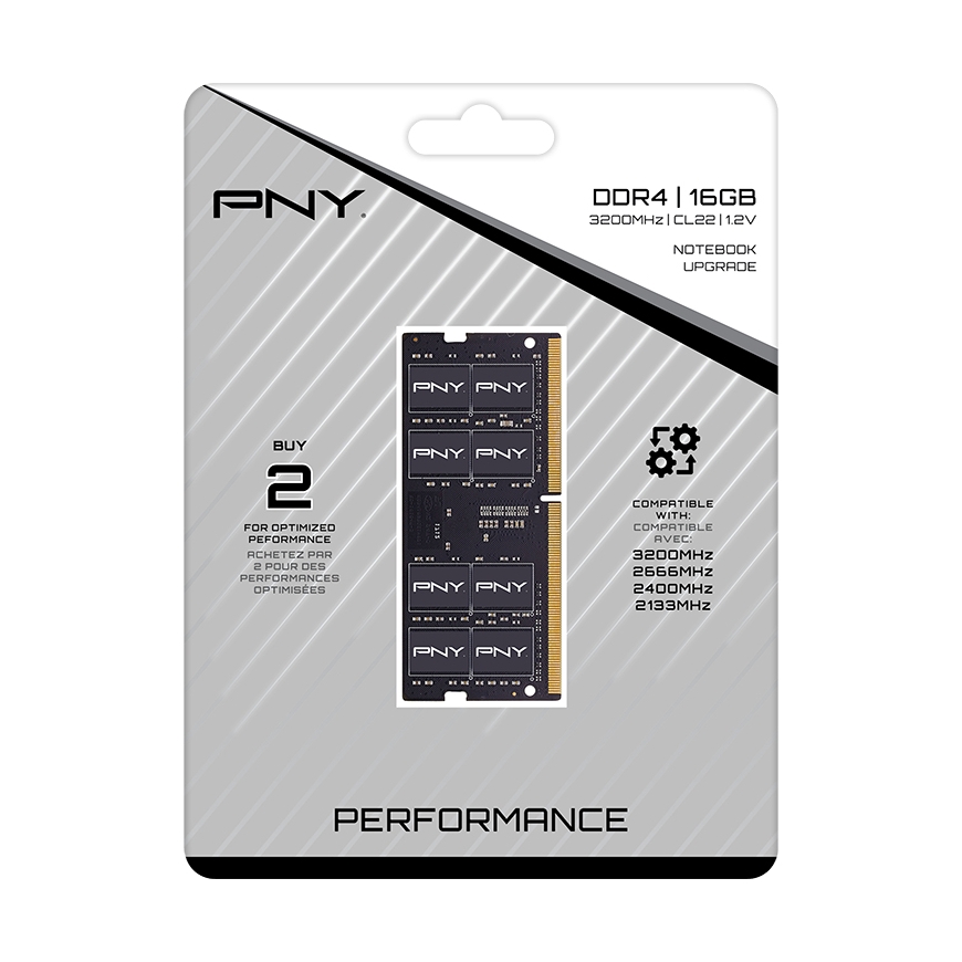 PNY Performance memory module 16 GB 1 x 16 GB DDR4 260-pin SO-DIMM – 2