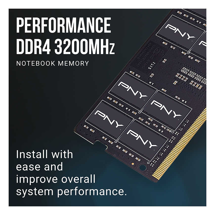 PNY Performance memory module 16 GB 1 x 16 GB DDR4 260-pin SO-DIMM – 3