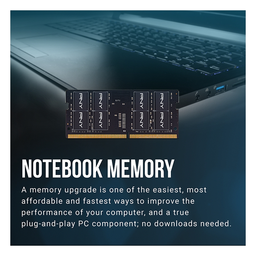 PNY Performance mälumoodul 16 GB 1 x 16 GB DDR4 260-pin SO-DIMM – 5
