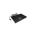 KeySonic ACK-540U+ (US) tastatūra Birojs USB QWERTY Amerikāņu angļu valoda Melns