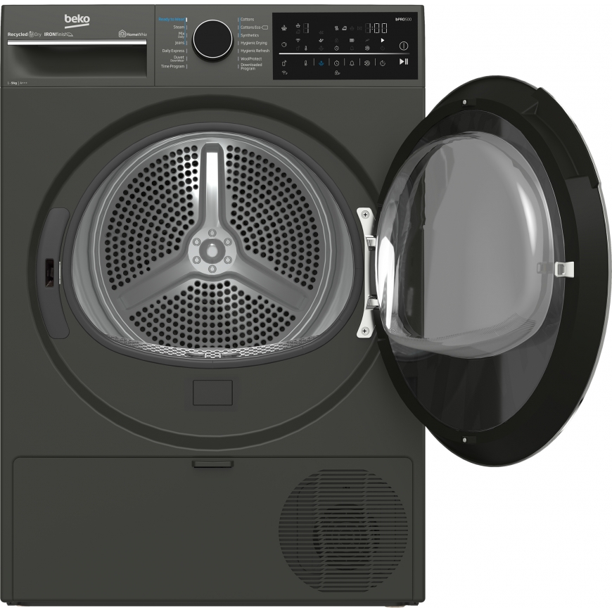 Beko B5T89243M trummelkuivati Eraldiseisev Eest täidetav 9 kg Must – 3