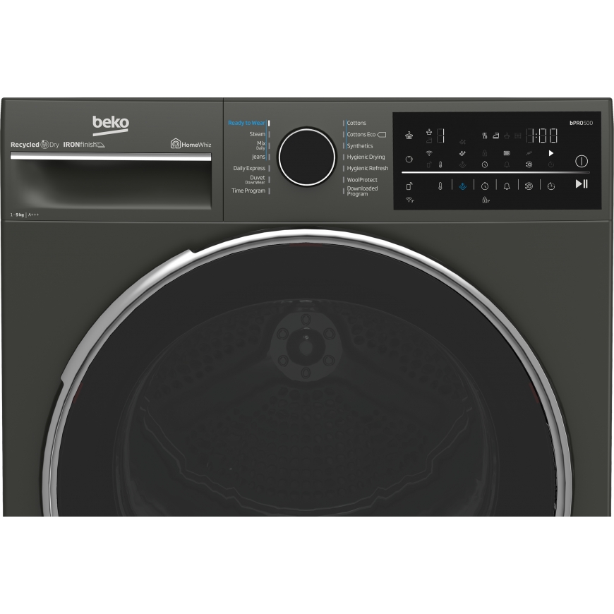 Beko B5T89243M tumble dryer Freestanding Front-load 9 kg Black – 4