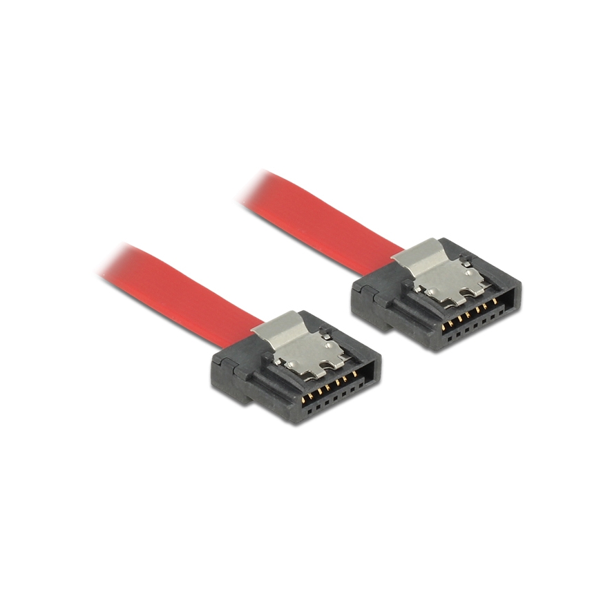 DeLOCK 0.3m SATA III SATA cable SATA 7-pin Red