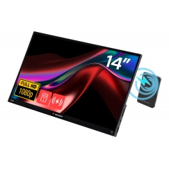 Verbatim 32088 portable TV/monitor Portable monitor Черный 35,6 cm (14") LED 1920 x 1080 пикселей