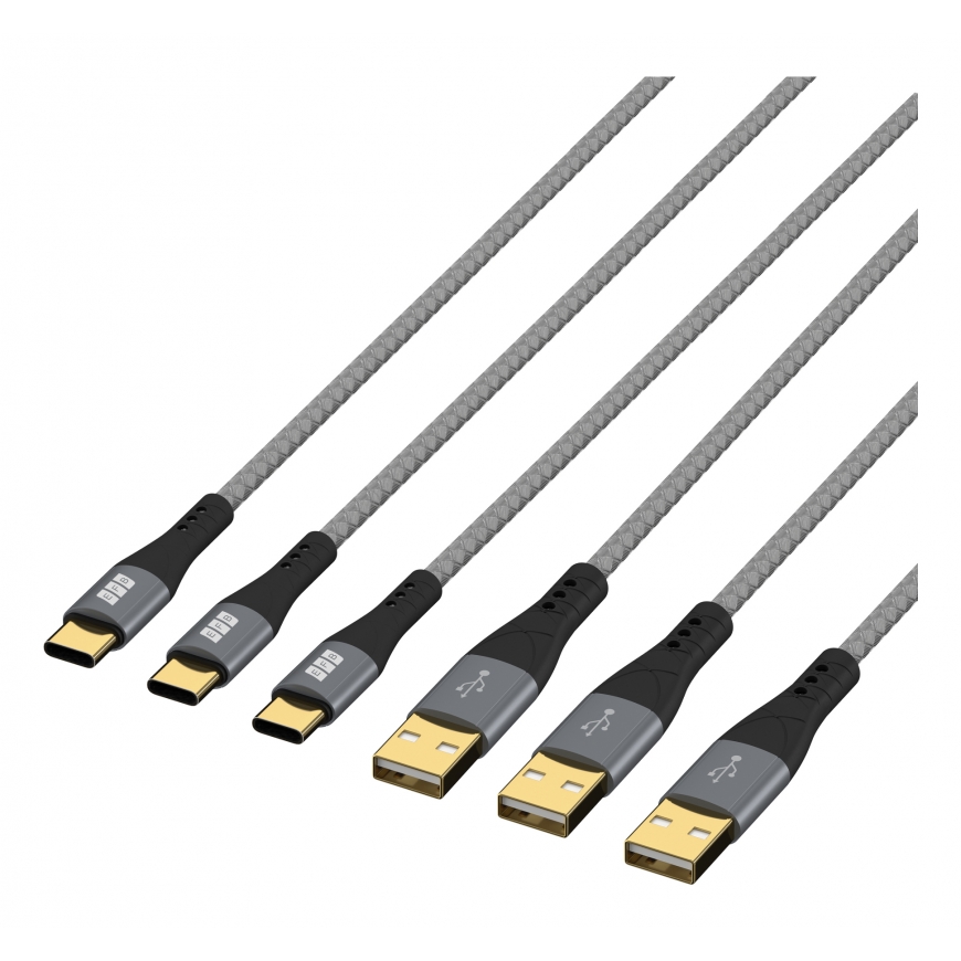EFB Elektronik USB-AC-00008 USB кабель USB 2.0 2 m USB A USB C Черный, Серый – 4