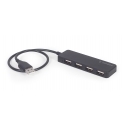 Gembird UHB-U2P4-06 sąsajos šakotuvas USB 2.0 Type-A 480 Mbit/ai Juoda Gembird UHB-U2P4-06 sąsajos šakotuvas USB 2.0 Type-A 480 Mbit/ai Juoda