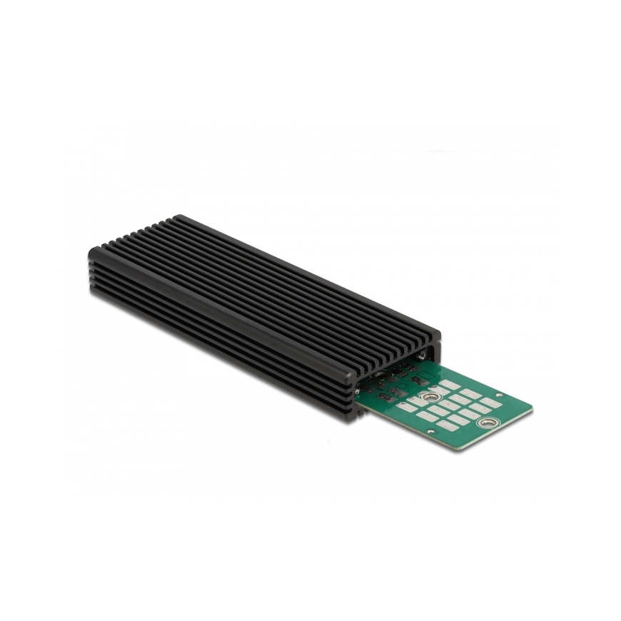 DeLOCK 42004 saugojimo diskų korpusas SSD korpusas Juoda M.2 – 2