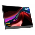 Verbatim Portable 15.6" FHD Monitor LIGHT Portatīvs monitors Melns 39,6 cm (15.6") LCD 1920 x 1080 p