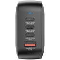 Verbatim Mini GaN Charger 100W 4 Port US plug with EU and UK adaptors