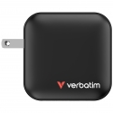 Verbatim Mini GaN Charger 100W Universaalne Must Vahelduvvool Kiirlaadimine Hoonesisene