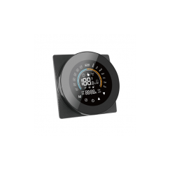 SmartWise WiFi smart thermostat, COLOR eWeLink app compatible, Type 'A' (5A), black front panel, colour touch display