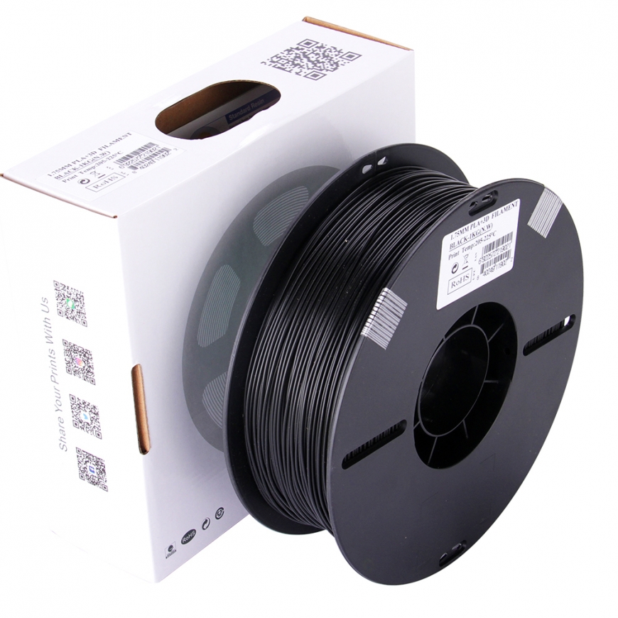 eSUN PLA+175B1 3D printing material Polylactic acid plus (PLA+) Black 1 kg – 4