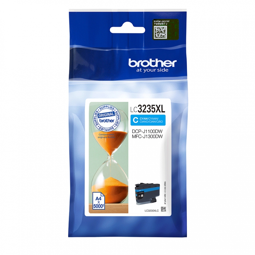 Brother LC3235XLC tintes kārtridžs 1 pcs Oriģināls Augsta (XL) produktivitāte Tirkīzzils