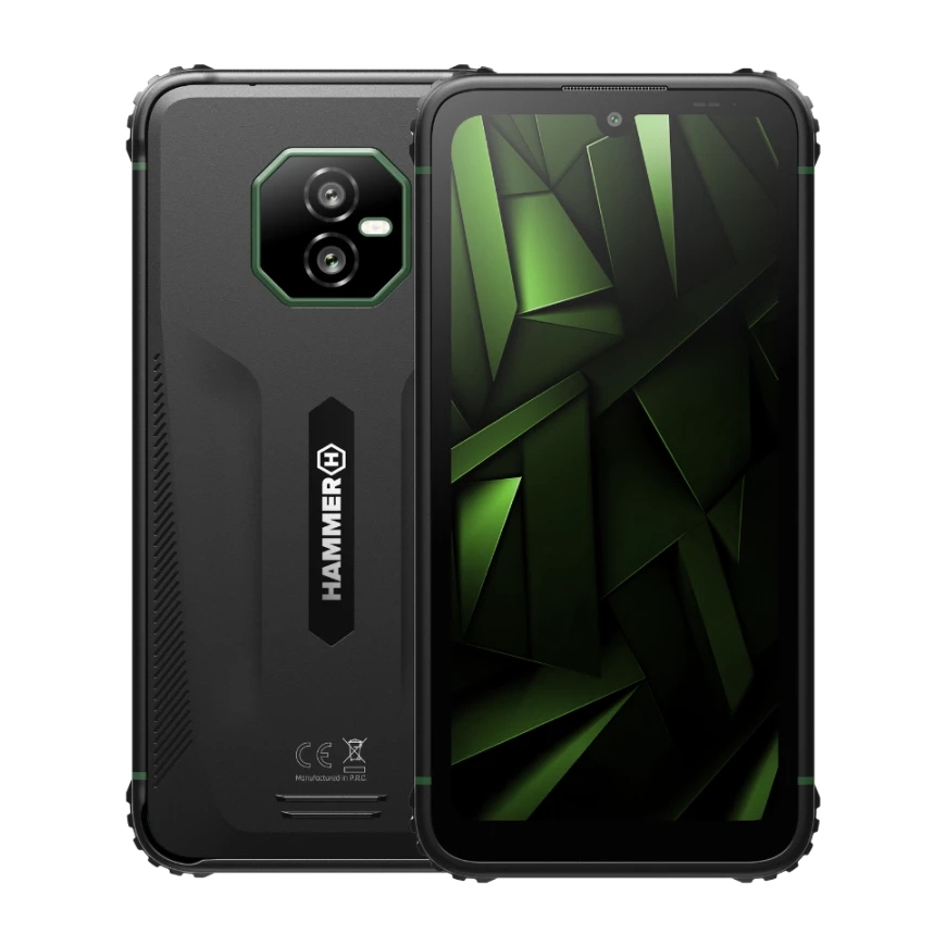 HAMMER Ranger 6/128 GB 15,2 cm (6") Две SIM-карты Android 15 4G USB Type-C 6 GB 5000 mAh Черный
