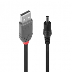 Lindy 70266 virtajohto Musta 1,5 m USB A