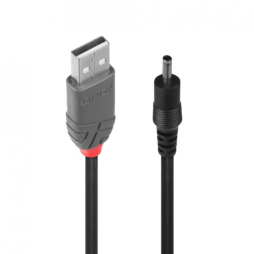Lindy 70266 virtajohto Musta 1,5 m USB A