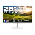 JAPANNEXT JN-IPS280UHD60F-PW монитор для ПК 71,1 cm (28") 3840 x 2160 пикселей 4K Ultra HD ЖК Белый