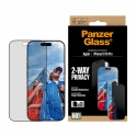 PanzerGlass ® 2-Way Privacy Screen Protector iPhone 17 | iPhone 16 Pro | Ultra-Wide Fit w. EasyAlign
