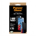PanzerGlass ® 2-Way Privacy Screen Protector iPhone 17 | iPhone 16 Pro | Ultra-Wide Fit w. EasyAlign