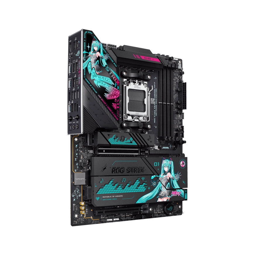 ASUS ROG STRIX X870E-H GAMING WIFI7 HATSUNE MIKU EDITION AMD X870E Socket AM5 ATX – 2