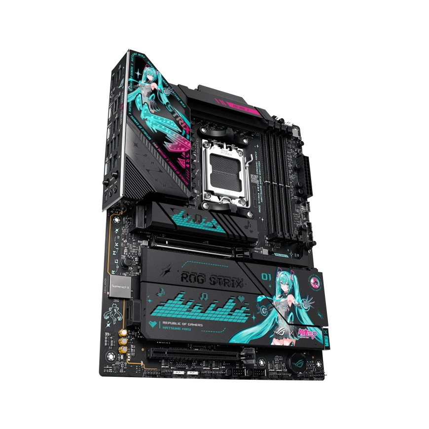 ASUS ROG STRIX X870E-H GAMING WIFI7 HATSUNE MIKU EDITION AMD X870E Socket AM5 ATX – 3