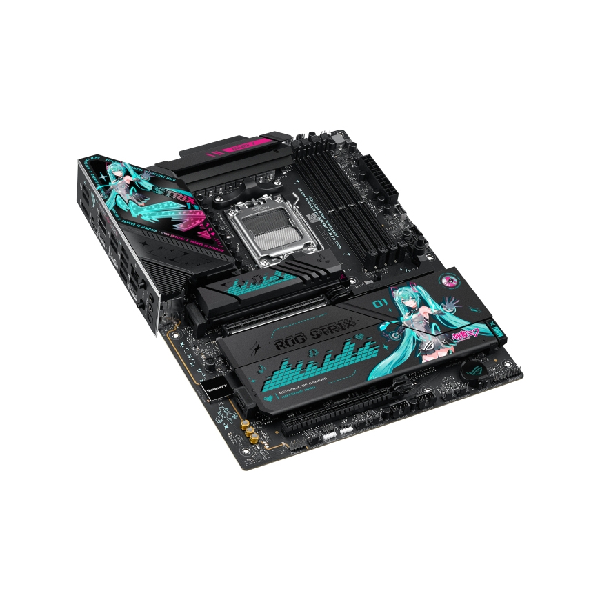 ASUS ROG STRIX X870E-H GAMING WIFI7 HATSUNE MIKU EDITION AMD X870E Socket AM5 ATX – 5