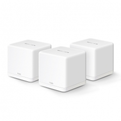 Mercusys HALO H60X Kaks sagedusala (2,4 GHz / 5 GHz) Wi-Fi 6 (802.11ax) Valge 2 Sisemodem