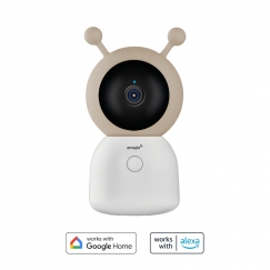 omajin by Netatmo OBC-01-EU videoitkuhälytin Wi-Fi/Ethernet Beige, Musta, Valkoinen