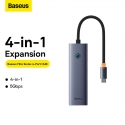 Baseus Ultrajoy USB-C USB 3.2 Gen 1 (3.1 Gen 1) Type-C 5000 Mbit/s Pelēks Baseus Ultrajoy USB-C USB 3.2 Gen 1 (3.1 Gen 1) Type-C 5000 Mbit/s Pelēks