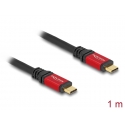 DeLOCK 80098 USB kabelis USB 3.2 Gen 2 (3.1 Gen 2) 1 m USB C Melns, Sarkans DeLOCK 80098 USB kabelis USB 3.2 Gen 2 (3.1 Gen 2) 1 m USB C Melns, Sarkans