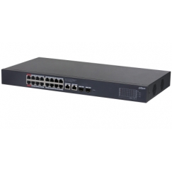 Dahua Technology CS4220-16GT-240 Hallittu L2 Gigabit Ethernet (10/100/1000) Power over Ethernet -tuki Musta