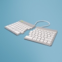 R-Go Tools RGOSBUSWLWH клавиатура Офисная Bluetooth QWERTY Северные страны Белый