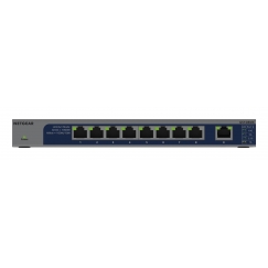 NETGEAR GS108MX-100EUS võrgulüliti Mittejuhitav L2 Gigabit Ethernet (10/100/1000) Lauaarvuti/seinale paigaldamine