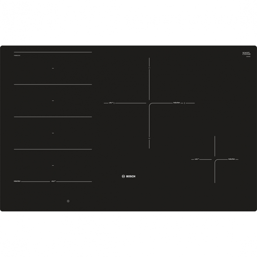 Bosch PXE801DC1E plīts virsmas sildelements Melns