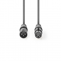 Nedis COTH15012GY10 audio cable XLR (3-pin) Grey Nedis COTH15012GY10 audio cable XLR (3-pin) Grey