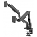 LC-Power LC-EQ-A34B-D monitora stiprinājums un statīvs 86,4 cm (34") Galds Melns