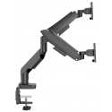 LC-Power LC-EQ-A34B-D monitorin kiinnike ja jalusta 86,4 cm (34") Vastaanotto Musta